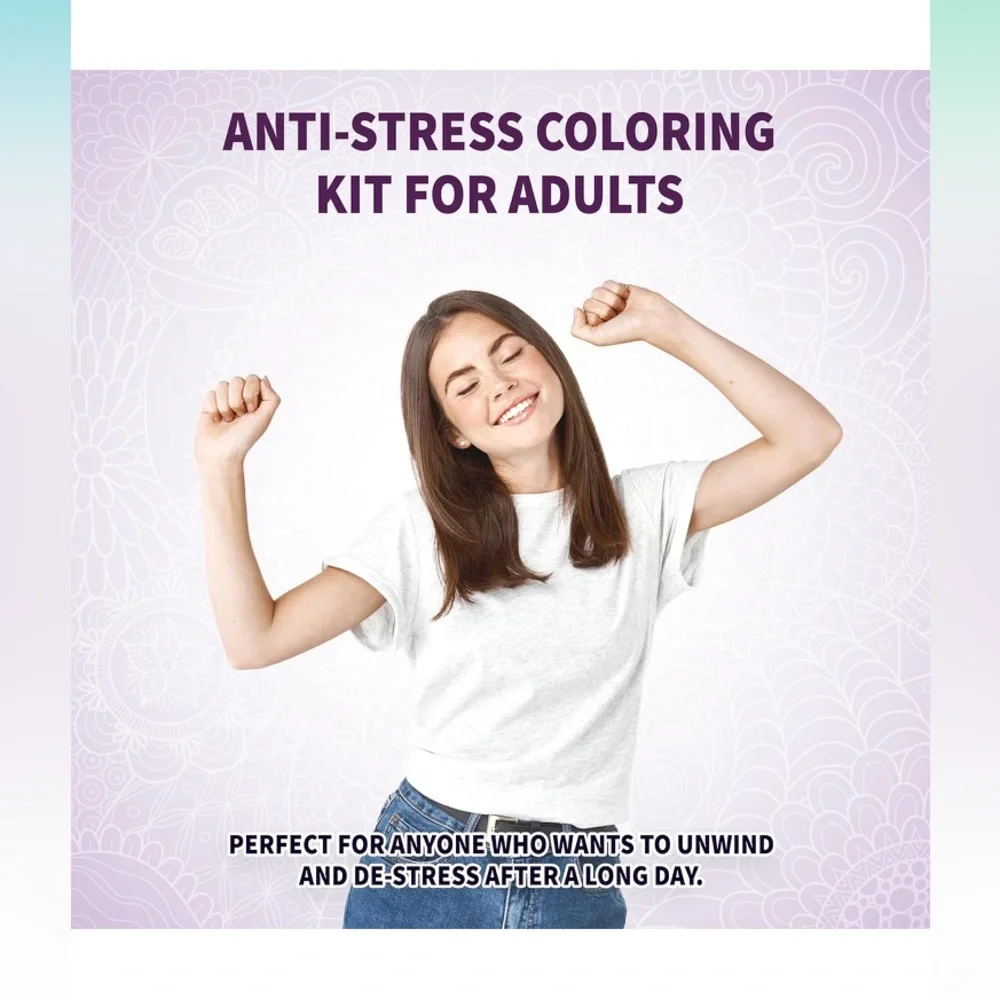 SpiceBox Meditative Coloring Kit - Picture 2 of 6